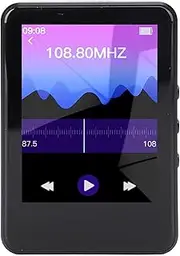 MP4 Player with Bluetooth, 2.4 Inch HD Touch Screen Music Player with Camera, Up to 128GB, Portable MP4 Recorder Fast Charging for Indoor Outdoor