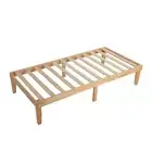 Single Size Warm Wooden Natural Bed Base Frame plywood Single Bed Frames