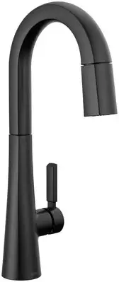 Delta 9991-PR-DST Monrovia 1.8 GPM 1 Hole Pull Down Bar/Prep - Black