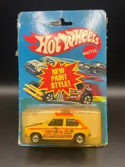 Hot Wheels Vintage Hare Splitter Yellow Malaysia MIP On Rough Card! Bad Blister
