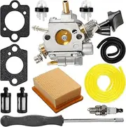 [dcvbny] 4283-120-0601 Carburetor Carb Kit for Stihl Leaf Blower BR800 BR800X BR800CE Backpack Leaf Blower with Spark Plug Primer Bulb Fuel Filter kit