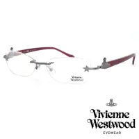 在飛比找momo購物網優惠-【Vivienne Westwood】經典土星設計光學鏡框(