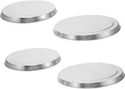 iplusmile 4pcs Stainless Steel Induction Cooktop Protectors Kitchenware Supplies Stove Cover Cooker Hood Thick Mat for Induction Cooktop Home Decor