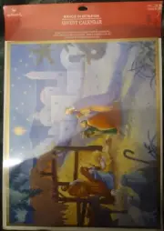 NIP Hallmark MIRACLE IN BETHLEHEM Nativity Christmas ADVENT CALENDAR Scripture