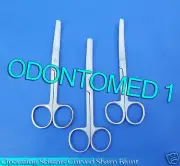 3 Operating Dissecting Scissors 5.5" Cvd Sharp Blunt