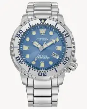 $450 Citizen Promaster Dive Eco-Drive Diver BN0165-55L Light Blue