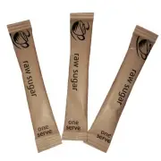 Sugar Sticks Raw Single Serve ISM 3g Qty 2000