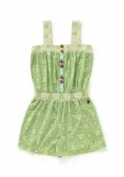 NWT Matilda Jane Girls Sz 10 Lets Go Together Easy Sleep Romper NEW