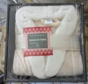 Martha Stewart Holiday Collection Cable Knit Robe 100% Polyester sized Medium