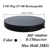 110-220V Electric Rotating Turntable Display Stand Photography Show Holder