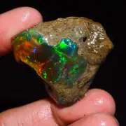 Ethiopian Opal Rough 100% Natural Gemstone Raw 50.5 Ct. 30x29x11 mm AQ-571