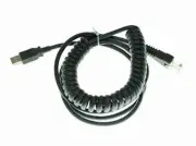 Lot 5x 10FT Coiled USB Barcode Scanner Cable for Symbol LS2208 CBA-U12-C09ZAR