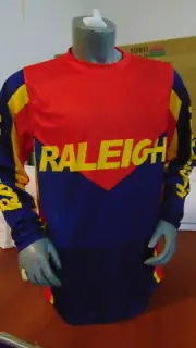 OLD SCHOOL BIKE JERSEY CLASSIC BMX JERSEY BIKE SHIRT RALEIGH VINTAGE XXXL RED BL