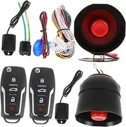 FUNOMOCYA 1Set Keyless Entry System Car Alarm Security Kit Remote Start Theft Protection for Enhanced Vehicle Security Compatible with Various Cars Easy Control Installation