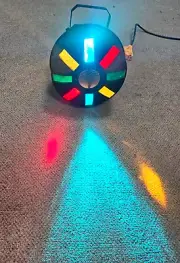 Color Cones Unique Vintage Style Disco Light New in Box Old Stock Tested W/Lamps