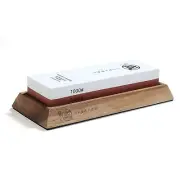 MITSUMOTO SAKARI Japanese Knife Sharpening Stone, Professional Kitchen 1000/3