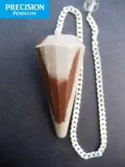 Solid Narmada River Stone 12-Faceted Precision Pendulum Healing Crystal Gemstone