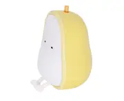 Night Lights for Kids USB Rechargeable Lamps, Silicone Bedside Lamp , Yellow Pear