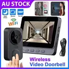 4.3" Bluetooth Video Intercom Wireless Door Bell Camera Monitor Auto Recording