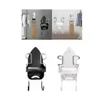 Iron Hanger Wall Mount Shelf Easy Assembly Fits Most Irons Ironing Board Hanger