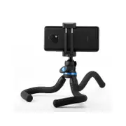 TT20S Octopus Flexible Mini Desktop Tripod with Tripod Head Ballhead Phone Clip Shutter