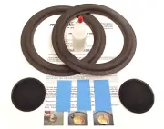 JBL 408G-3 ARC50 ARC70 8" Woofer Refoam Kit - Speaker Foam Repair w/ Dust Caps