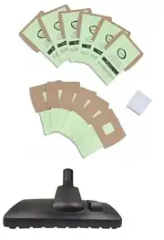 12 Oreck XL Buster B BB Vacuum Bags PKBB12OF PKBB12DW + Deluxe Rug + Floor Tool