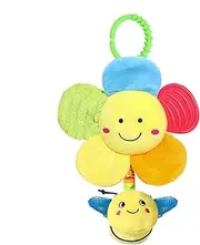 Stroller Hangable Toys | Soft Hangable Sensory Learning Stroller Toy - Comfortable Toddler Crib Rattle for Bouncer, Bassinet, Car Seats