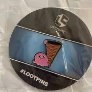 Dropped Escaped Ice Cream Collector Pin 2020 Loot Crate. For Hat Lapel Backpack