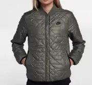 Nike Sportswear Quilted Primaloft Jacket River Rock Womens Size XS 854747 018