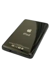 iPod Video / Classic Black Thin Rear Cover (No Storage Engraved)