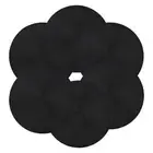 Round Braided Placemats Set of 6 Table Mats for Dining Tables Woven1237