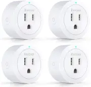 4 x Wifi Smart Plug Remote Control Socket Outlet Switch Alexa Echo Google Home