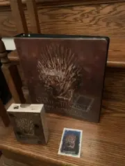 2023 Game of Thrones Art & Images Trading Card 5 Auto Box + P1 + P2 Binder Album