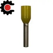 Eclipse Tools Pro'sKit Insulated Yellow Wire Ferrules, 18 AWG x 14mm, 500 pcs