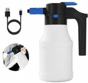 1.5L Electric Car Foam Sprayer, Battery Powered Foam Sprayer for Car Wash with USB Rechargeable Cordless Pump Foam Sprayer for Watering Garden Plants