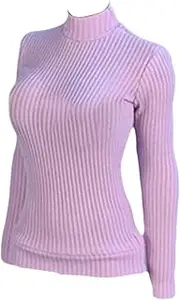 Generic 1/12 Scale Long Sleeve Top for 6 Inch Dolls, Casual Wear, Pink Violet