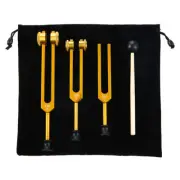 3Pack Tuning Fork Set(128Hz, 256Hz, 512Hz) Tuning Fork Kit for Healing,8586