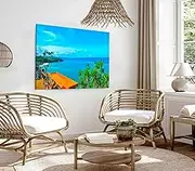 Beach View in Bulukumba Indonesia Print Canvas Ready to hang (1500x1000mm (40" x 30"))