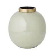 Pilbeam Living Everleigh Antique Taupe Metal Vase Flower Display Decor Large