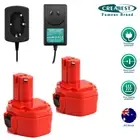 For Makita PA14 1420 1435F 192699 192600-1 4.0Ah 14.4V Ni-MH Battery/Charger