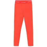 [Calvin Klein Sport] Calvin Klein Sport Logo-waistband Performance Leggings S ORANGE