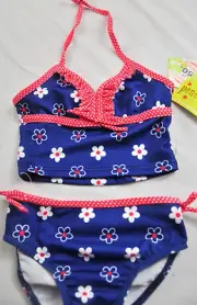 NEW WITH TAGS! INFANT GIRLS TWO PIECE SWIM SUIT SIZE 18 M PENELOPE MACK TANKINI
