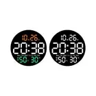 Digital Wall Clock Temperature Meter Mute Remote Control Digital Alarm Clock
