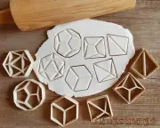Dice Set of 6 RPG Medieval Fantasy DnD D&D Dungeons and Dragons Cookie Cutte