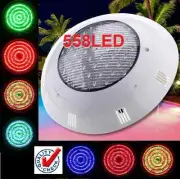 NEWT POWERFULL 558 LED SWIMMING POOL STRONG LIGHT RGB 7 COLOUR REMOTE CONTROL**