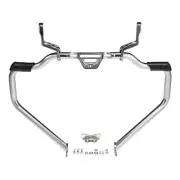 Chrome Mustache Engine Guard & Support Bracket Fit For Harley Low Rider ST 22-24