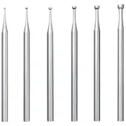 Round Cup Burr Wire Rounder Bits Silver 6 Pcs B5X63586