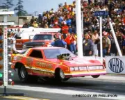 DRAG RACING NHRA FUNNY CAR PHOTO DENNIS GEISLER POMONA 1982