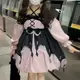 蘿莉塔裙子 小魔女 Lolita 夏季 洋裝 學生 jsk蘿莉塔裙子全套秋款甜美禮服